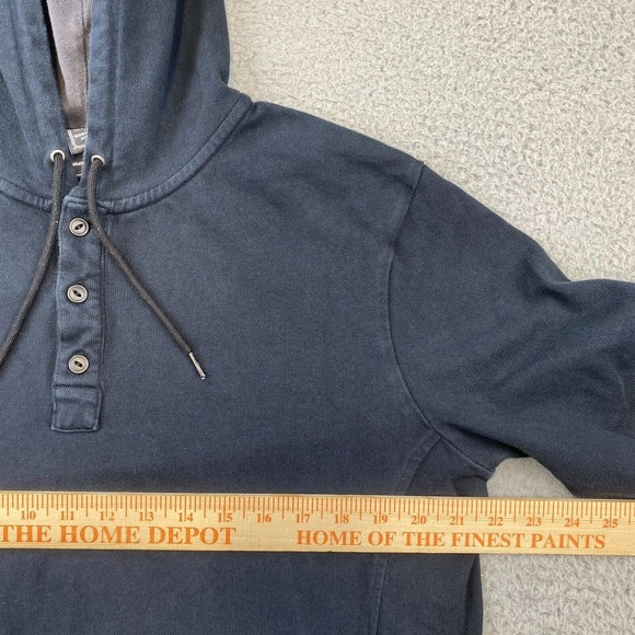 Nike Engineered for World Class Athletes Dark Blue Henley Hoodie Size Medium - Picture 5 of 9